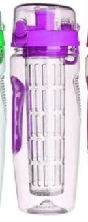 32oz Fruit Infuser Water Bottle - BPA Free Sports Bottle with Leak-Proof Design