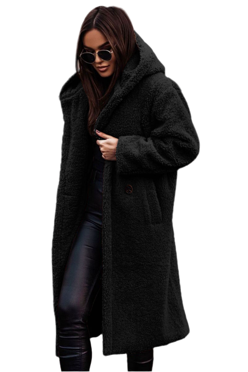 Women's Plush Teddy Coat - Autumn Winter Long Jacket