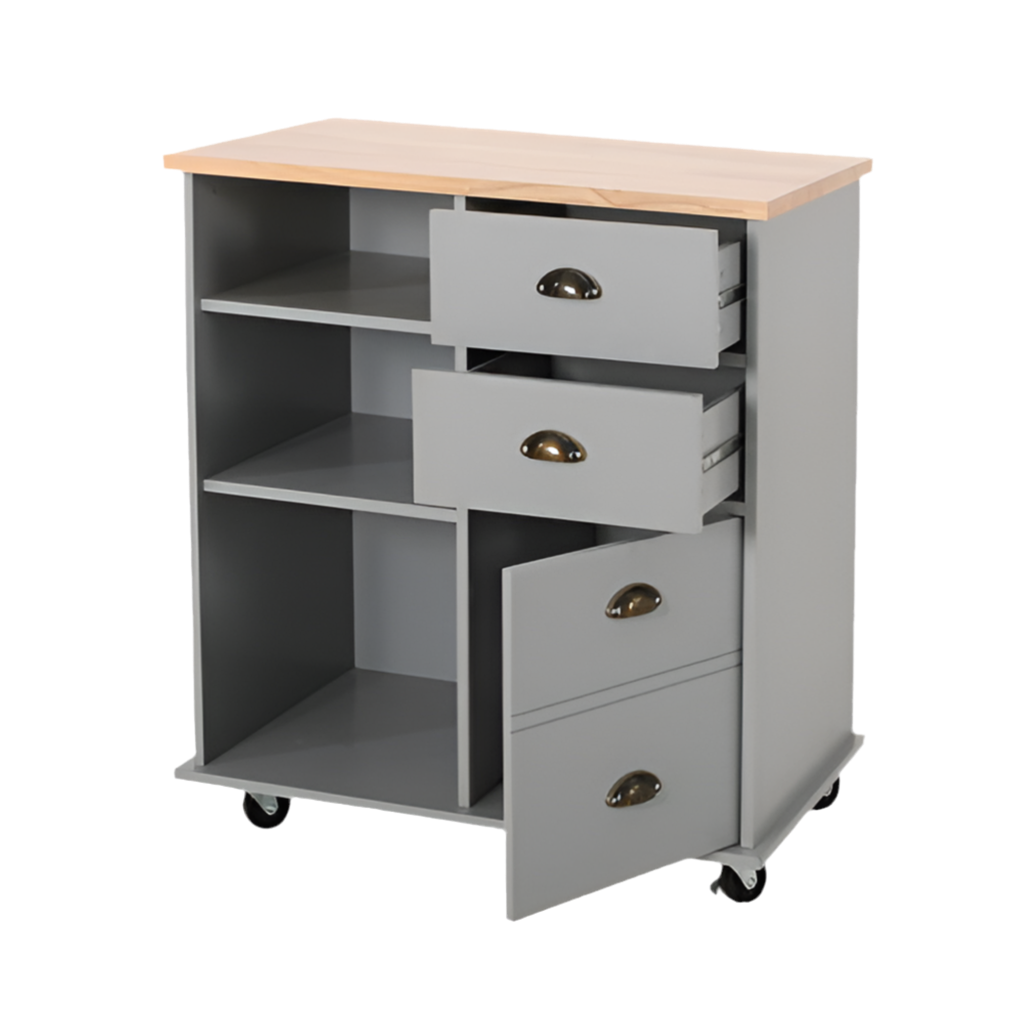 Kitchen Trolley 2 Drawers - 1 Door