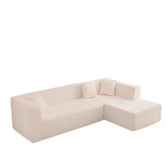 Modular L-Shaped Sectional Sofa with Chaise