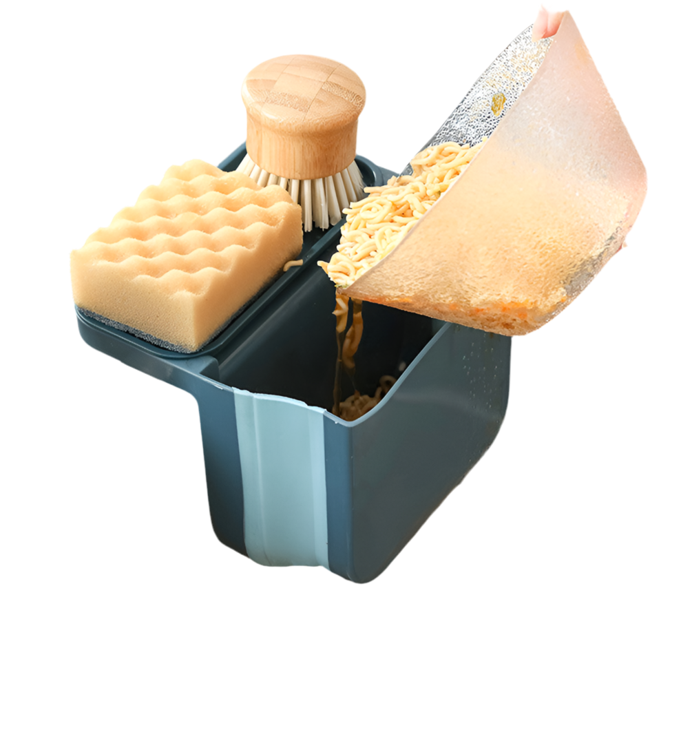 Foldable Drain Filter Shelf Kitchen Drain Basket