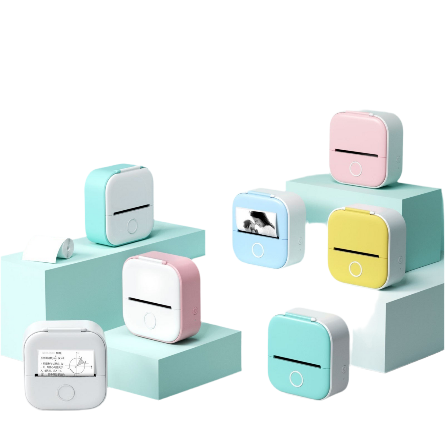 Mini Thermal Label Printer - Bluetooth Portable Photo & Price Tag Printer