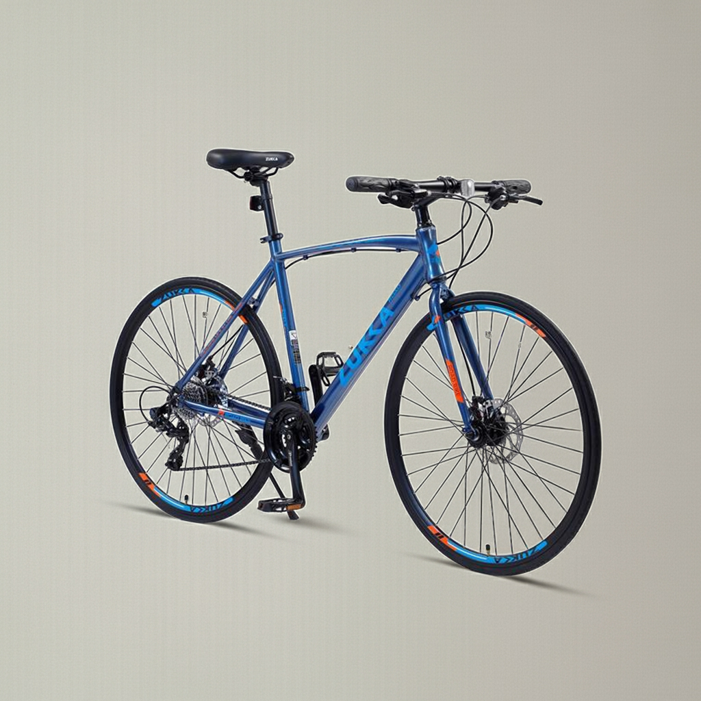 24 Speed Hybrid Bicycle Disc Brake 700C Road Bike, Suitable For Both Men And Women, City Bike