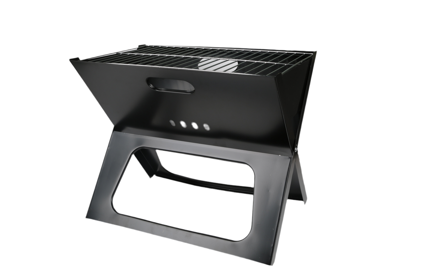 Portable BBQ Charcoal Grill - Foldable Camping Barbecue