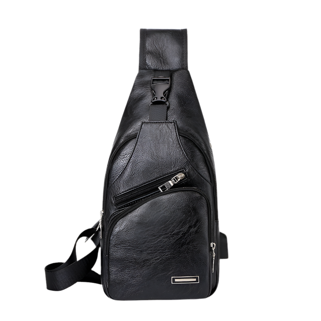 Casual Fashion Men's USB Charging Chest Bag