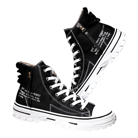 Canvas Shoes, Breathable Thick Sole, Board Shoes, Gaobang Casual Shoes