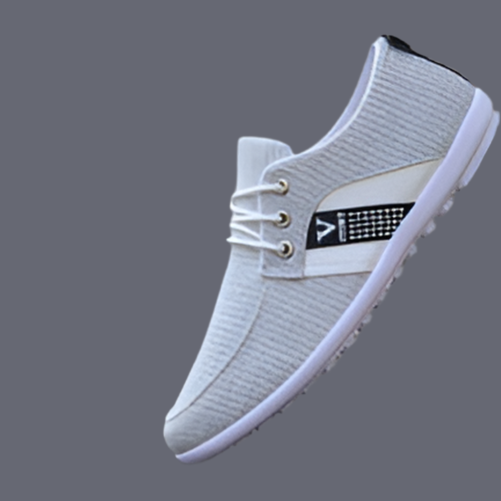 Men's Canvas Sneakers - Casual Athletic Shoes with Comfort Sole - Sports Footwear
