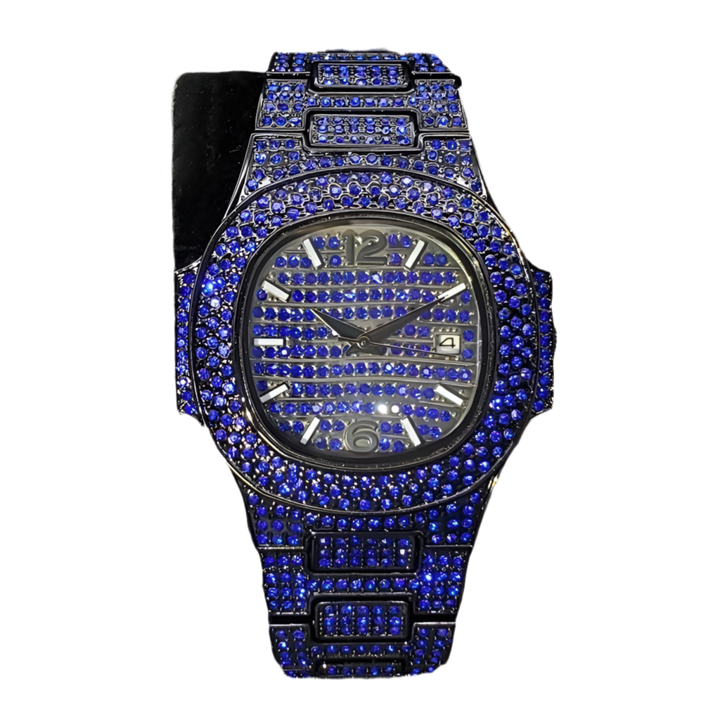 Special-interest Full Diamond Rap Hip Hop Watch