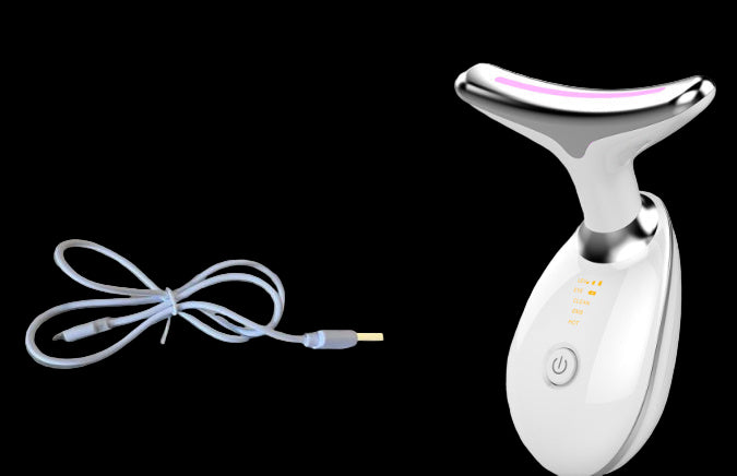 EMS Thermal Neck Massager - Electric Microcurrent Anti-Aging Device