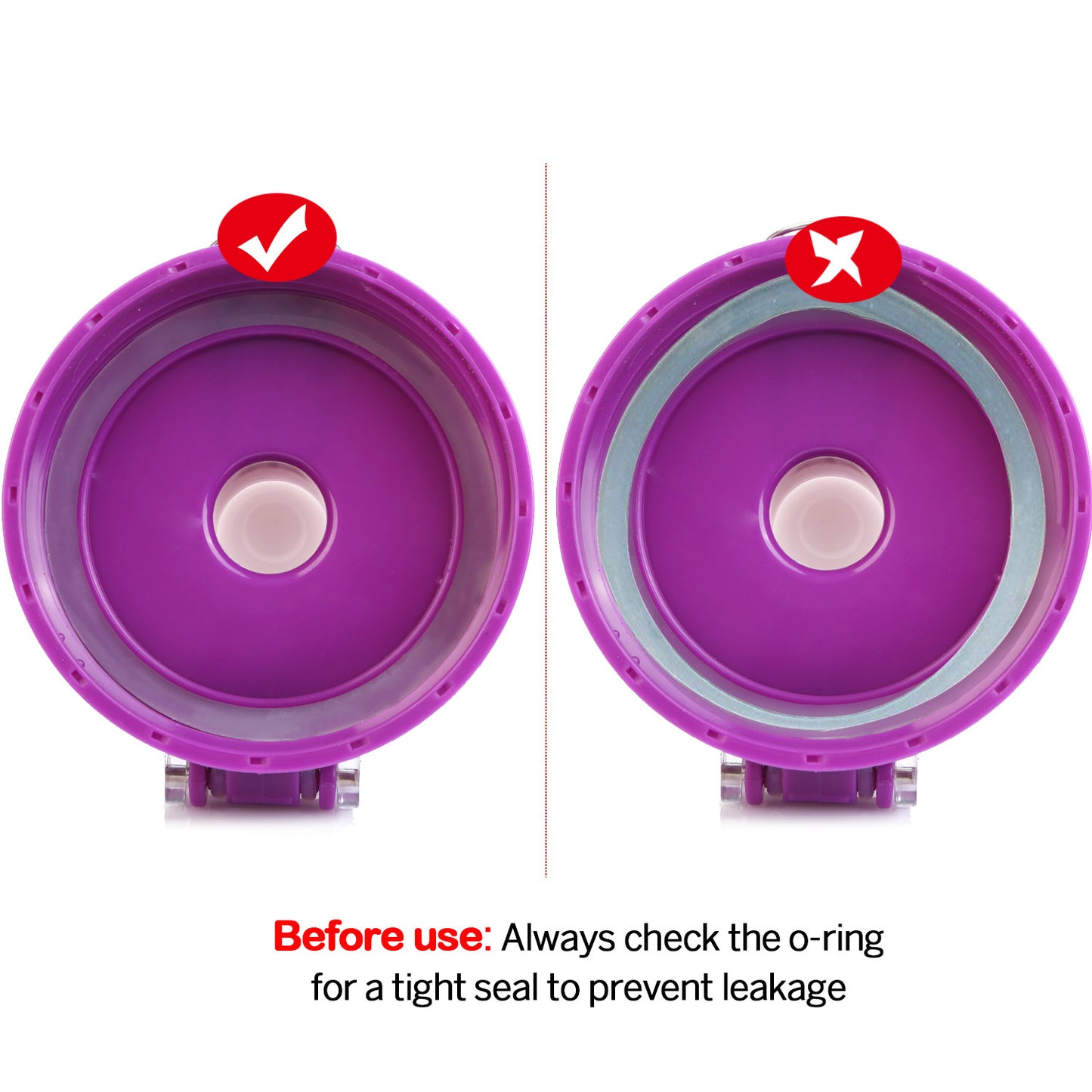 32oz Fruit Infuser Water Bottle - BPA Free Sports Bottle with Flip Top Lid