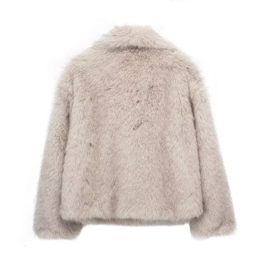 Women's Winter Fluffy Plush Coat