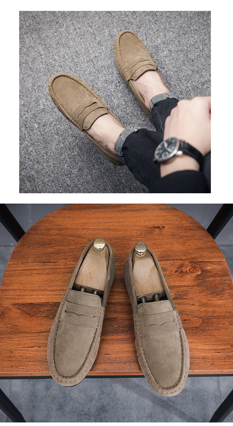 Men's Casual Flat Leather Shoes