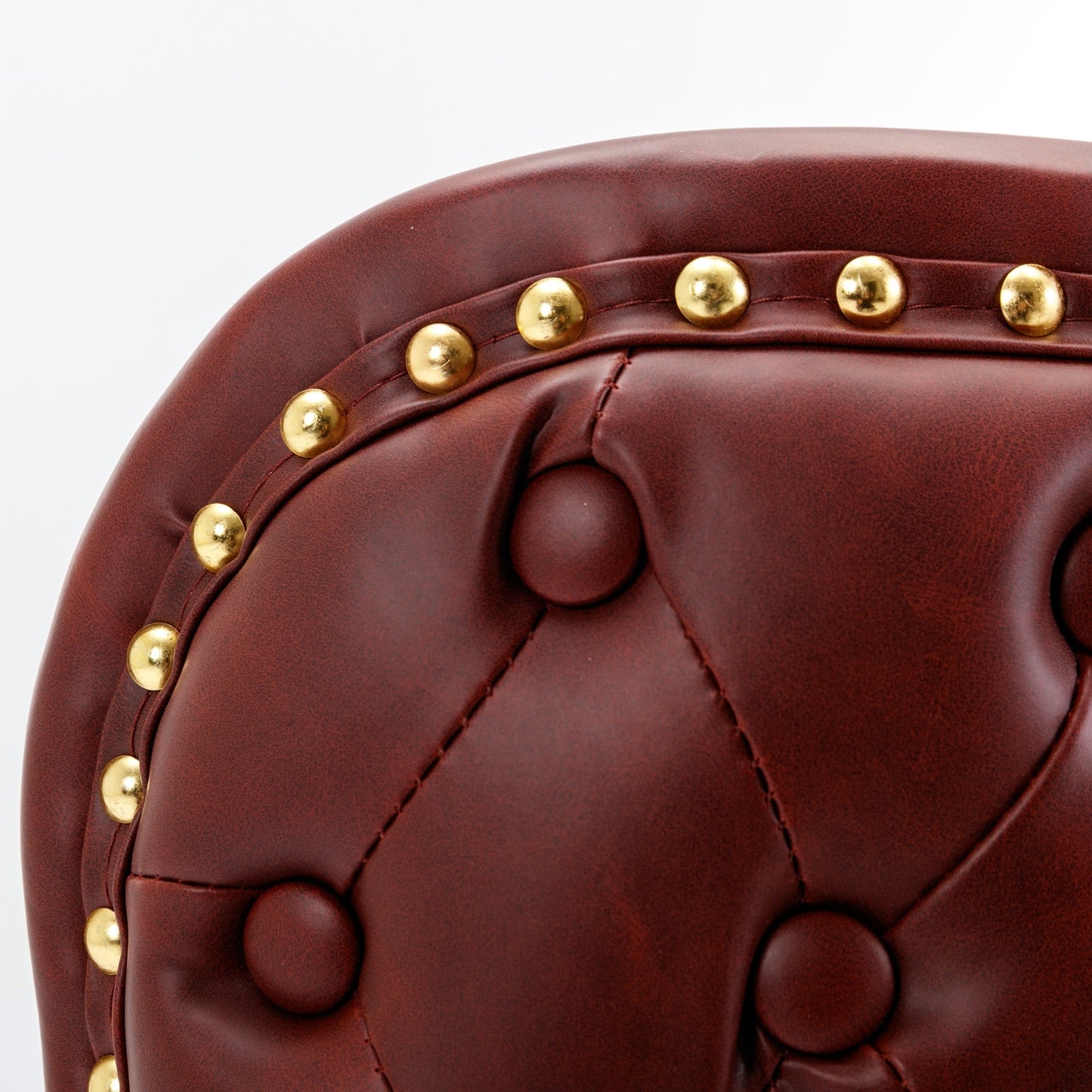 Adjustable Height Swivel Bar Stools - Modern PU Leather Counter Stools