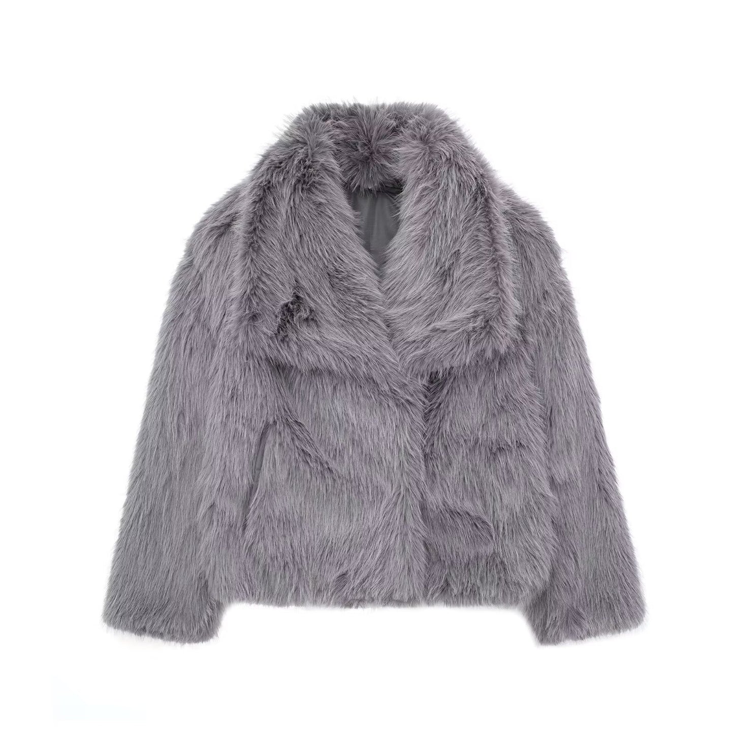 Women's Winter Fluffy Plush Coat