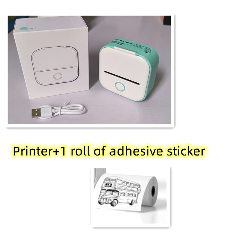 Mini Thermal Label Printer - Bluetooth Portable Photo & Price Tag Printer