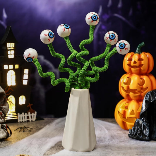 Halloween Spooky Eye Ball Branch Decorations - 20 Piece Set