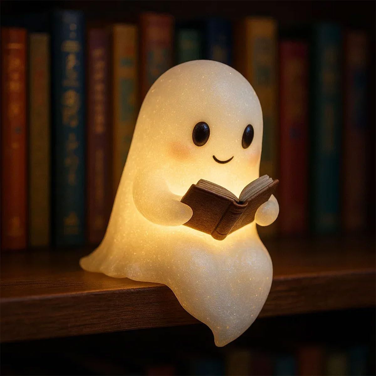 Cute LED Ghost Night Light - Children's Bedside Lamp