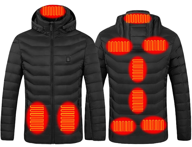USB Heated Jacket - Electric Warming Coat for Winter Rechargeable