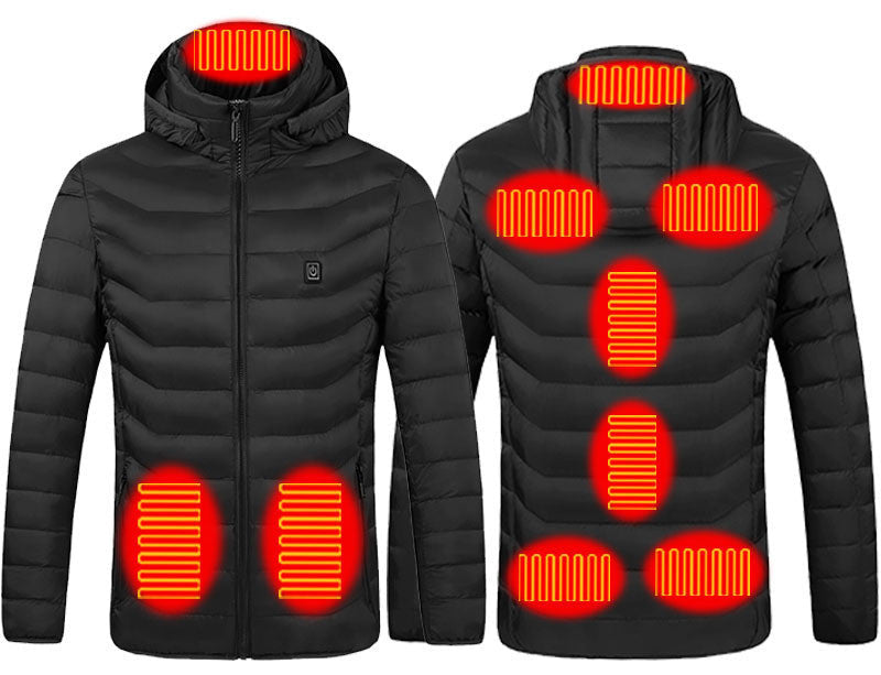 USB Heated Jacket - Electric Warming Coat for Winter Rechargeable