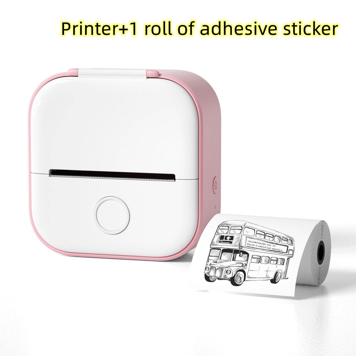 Mini Thermal Label Printer - Bluetooth Portable Photo & Price Tag Printer