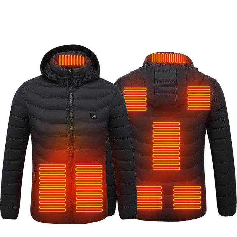 USB Heated Jacket - Electric Warming Coat for Winter Rechargeable