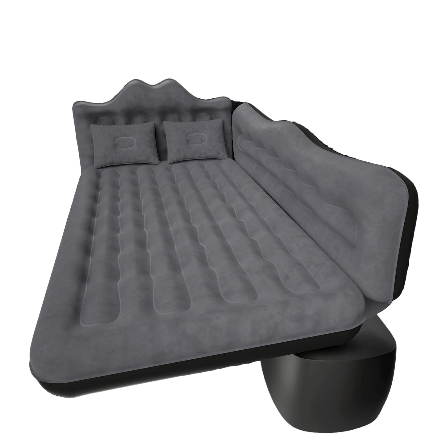 Car Air Mattress - Inflatable SUV Back Seat Camping Bed with 2 Pillows