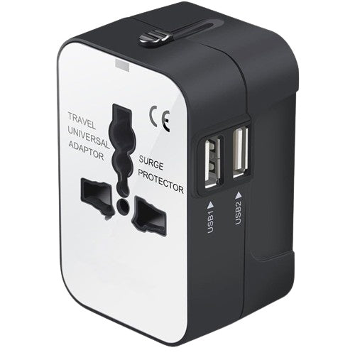 Universal Travel Adapter - Worldwide All-in-One Wall Charger