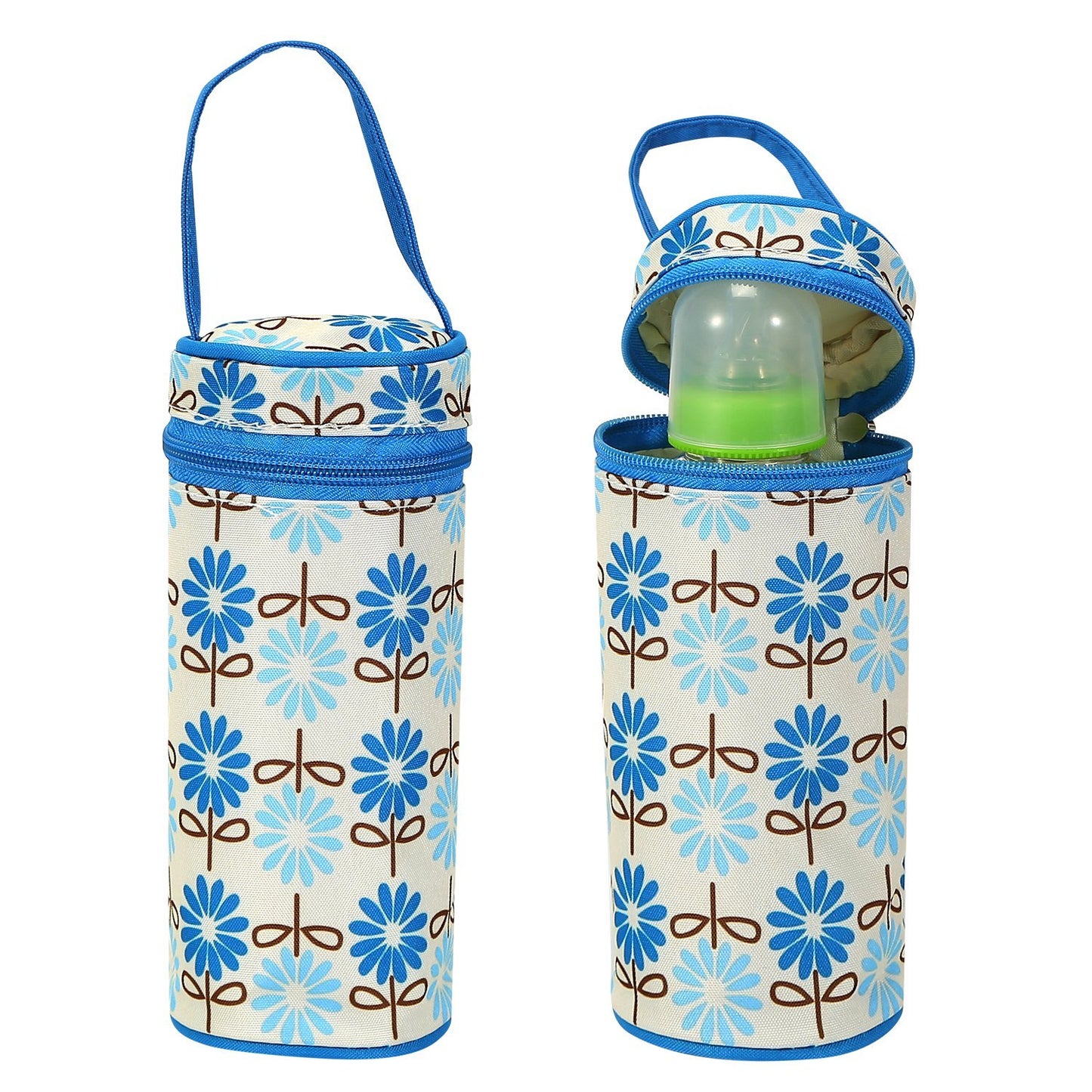 5-Piece Baby Diaper Bag Set - Travel Tote with Changing Pad & Insulated Pockets