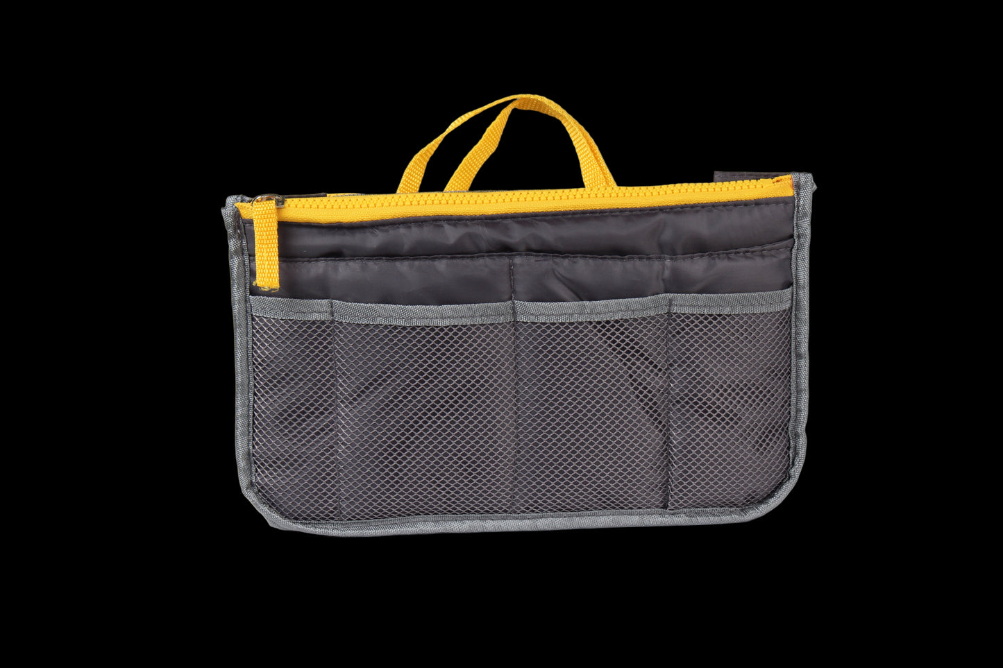 Travel Handbag Organizer Insert - Multi-Pocket Makeup Bag with Hand Strap