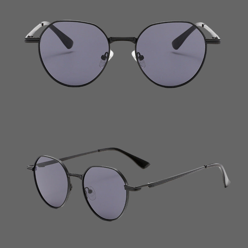 Round Metal Sunglasses UV400 Sunglasses