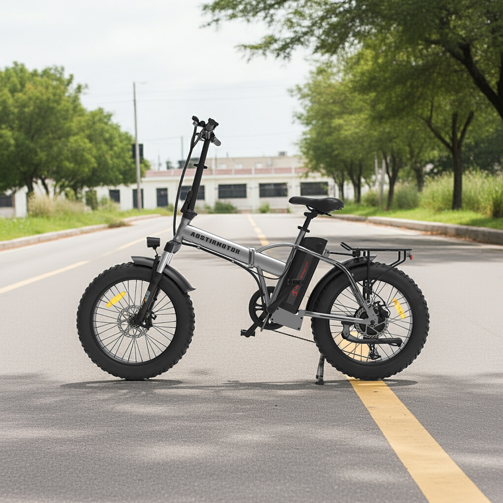 20x4.0 Inch Foldable Fat Tire Electric Bike - 48V 12.5AH Extended Range
